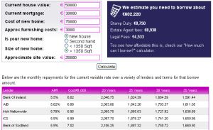 Moving House Calculator